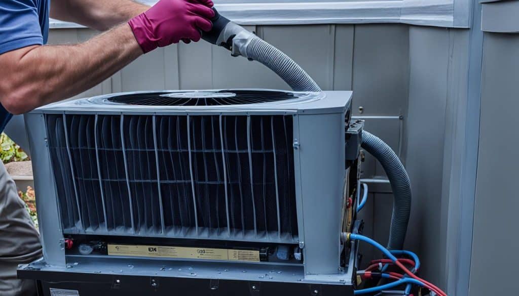 AC Unit Servicing air filter replacement - Air Conditioner Repair