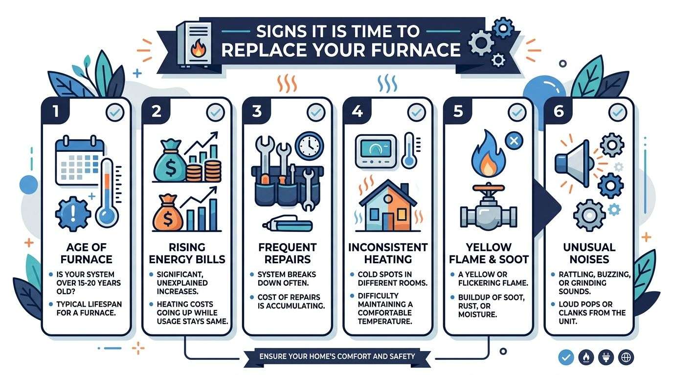 furnace replacement grand rapids furnace signs Furnace Replacement Grand Rapids: A Complete Guide In Grand Rapids, furnace replacement in 2026 typically costs $4,150 to $7,500 installed, and most homeowners pay about $5,850. That's the number to keep in your head if you're staring at a cold basement, a noisy old unit, or a repair estimate that feels too close to a replacement quote.